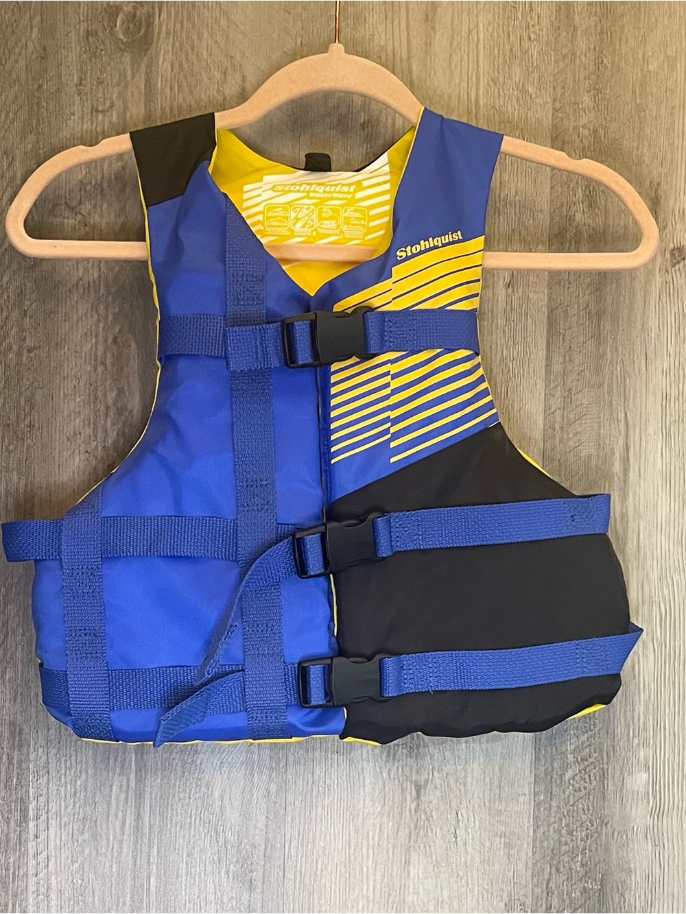 Kids Blue and Yellow Life Jacket PFD